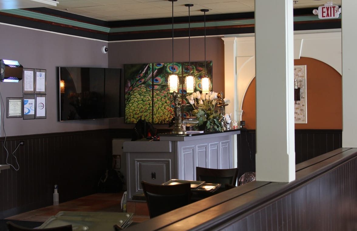 Basement bar and living space
